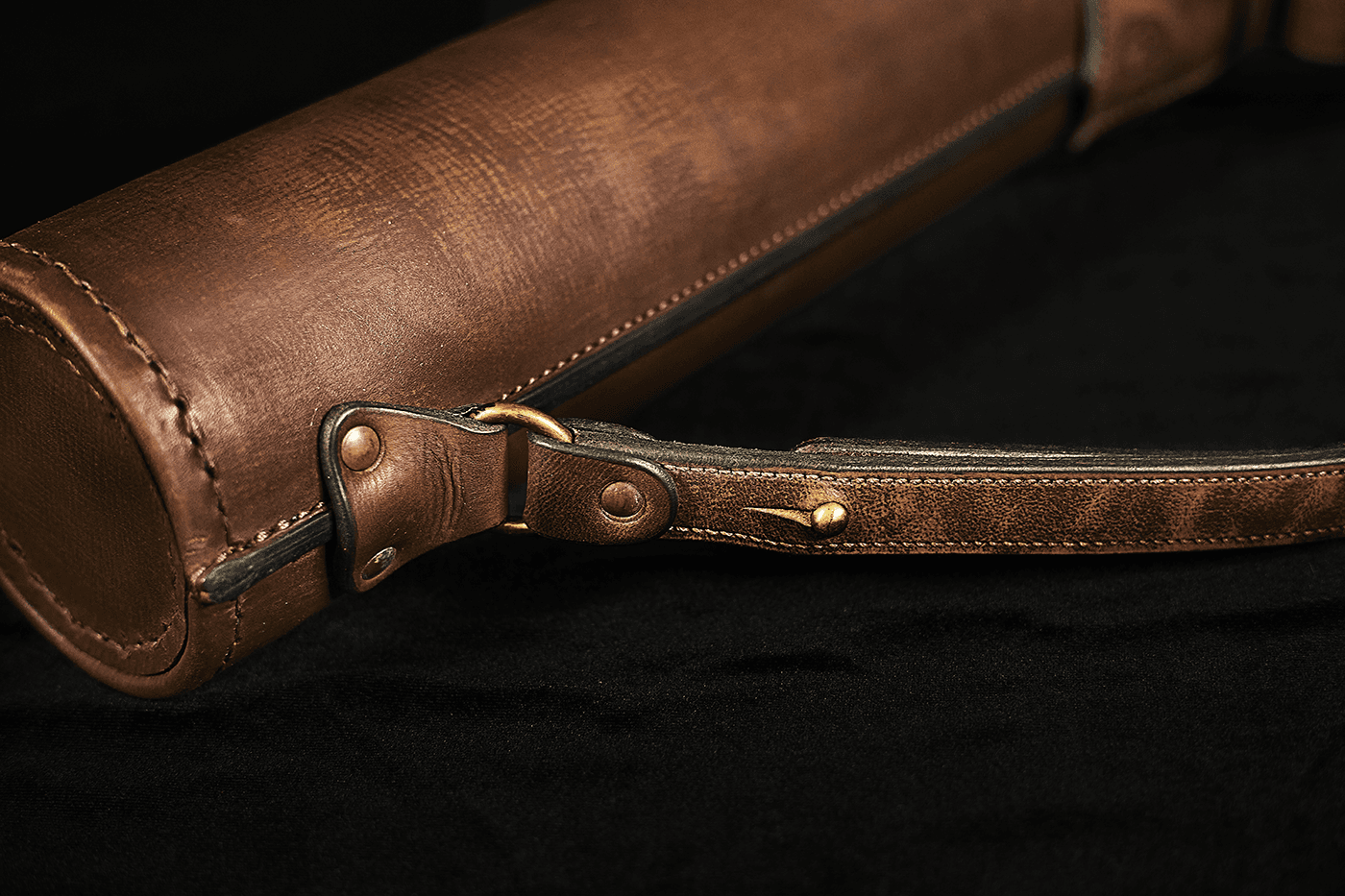 Тубус кожаный — фурнитура